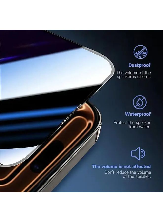 3pcs HD Tempered Glass Screen Protector For iPhone 12 Pro 9H Hardness Auto Align - Image 2